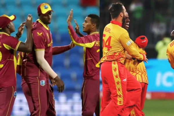 टी-२० पुरुष विश्वकप : जिम्बावेले वेस्ट इन्डिजको सामना गर्दै